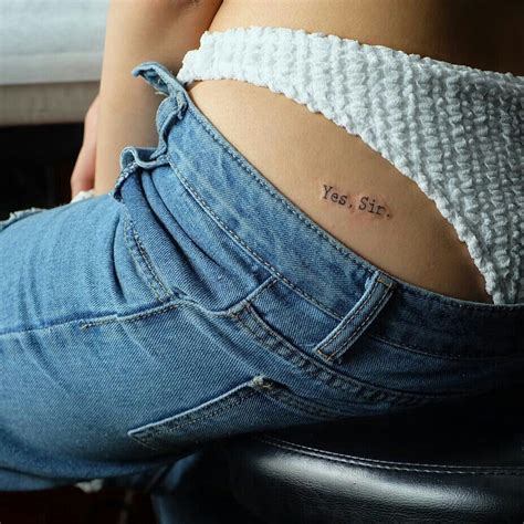 bum tattoos for ladies small|bum tattoos for women.